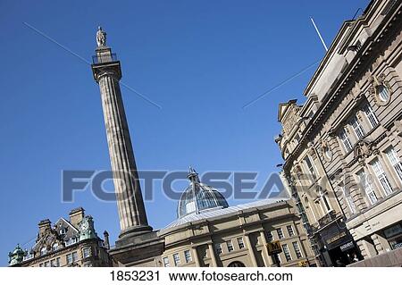 Grey's Monument, Newcastle Upon Tyne, Tyne And Wear, England View Large Photo Image Stock Image - Grey's Monument, Newcastle Upon Tyne, Tyne And Wear, England. Fotosearch