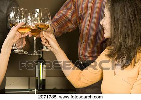 Group Of Friends Having Drinks, Toronto, Ontario View Large Photo Image Stock Photography - Group Of Friends Having Drinks, Toronto, Ontario. Fotosearch
