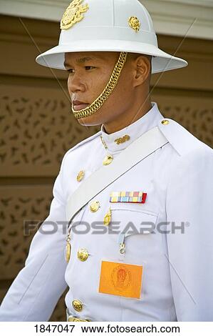 Guard At Royal Grand Palace In Rattanakosin District; Bangkok, Thailand View Large Photo Image Stock Photo - Guard At Royal Grand Palace In Rattanakosin District; Bangkok, Thailand. Fotosearch