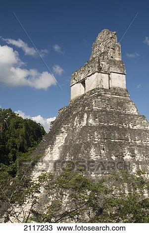 Guatemala, Peten, Tikal National Park, The temple of the Masks at the great plaza. View Large Photo Image Stock Image - Guatemala, Peten, Tikal National Park, The temple of the Masks at the great plaza.. Fotosearch