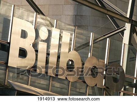 Stock Image - Guggenheim Art Museum Entrance. Fotosearch