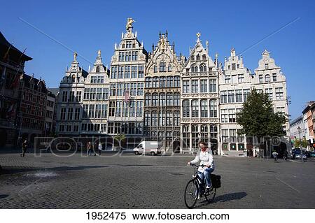 Guild houses on the Grote Markt, Antwerp, Belgium View Large Photo Image Stock Photography - Guild houses on the Grote Markt, Antwerp, Belgium. Fotosearch