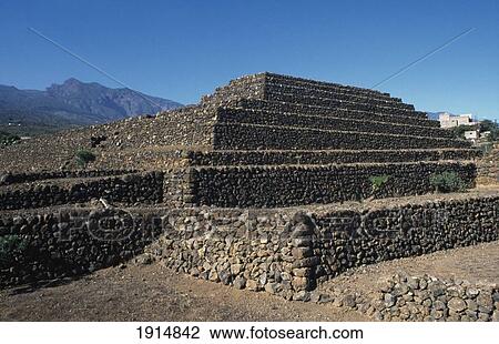 Guimar Pyramid Park View Large Photo Image Stock Image - Guimar Pyramid Park. Fotosearch