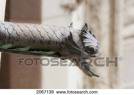Gutter Spout In The Louis Xii Wing Of The Chateau De Blois, Blois, France View Large Photo Image Stock Photo - Gutter Spout In The Louis Xii Wing Of The Chateau De Blois, Blois, France. Fotosearch