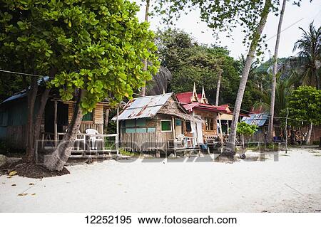 Stock Photography - Haad Rin Beach; Ko Phangan, Thailand. Fotosearch