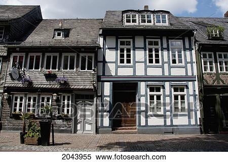 Half-Timbered Buildings On The Schuhhof, The Oldest Square In Goslar, Germany View Large Photo Image Stock Photography - Half-Timbered Buildings On The Schuhhof, The Oldest Square In Goslar, Germany. Fotosearch