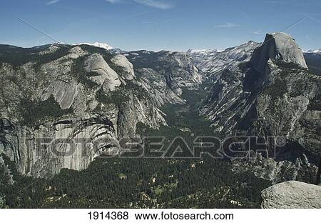 Stock Photo - Halfdome From Glacier Point. Fotosearch