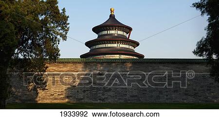 Hall Of Prayer For Good Harvests At The Temple Of Heaven; Beijing, China View Large Photo Image Stock Image - Hall Of Prayer For Good Harvests At The Temple Of Heaven; Beijing, China. Fotosearch