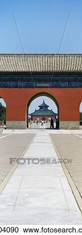 Stock Image - Hall Of Prayer For Good Harvests, Temple Of Heaven, Beijing, China. Fotosearch