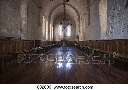 Hallway In Poblet Monastery; Poblet, Spain View Large Photo Image Stock Photo - Hallway In Poblet Monastery; Poblet, Spain. Fotosearch