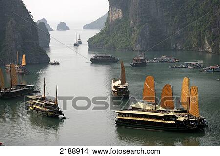 HALONG BAY VIETNAM View Large Photo Image Picture - HALONG BAY VIETNAM. Fotosearch