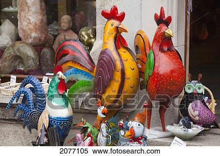 Hand Painted Birds And Other Animals On Display; Rothenburg Ob Der Tauber Bavaria Germany View Large Photo Image Stock Photography - Hand Painted Birds And Other Animals On Display; Rothenburg Ob Der Tauber Bavaria Germany. Fotosearch