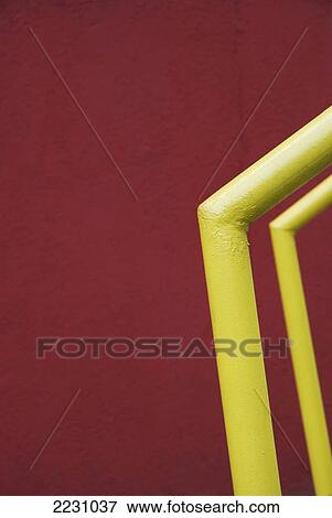 Stock Photo - Hand Rail Outside Iguazu Falls; Brazil. Fotosearch