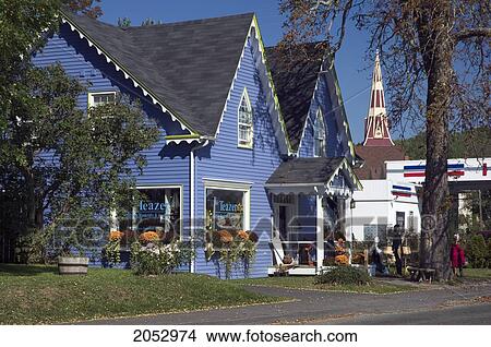 Picture - Handicrafts Store, Mahone Bay, Nova Scotia. Fotosearch