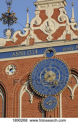 Stock Photo - Hanseatic House Of Blackheads. Fotosearch