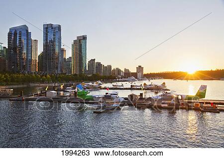 Harbor Air Floatplanes At Vancouver Harbor Water Airport, Vancouver, British Columbia, Canada View Large Photo Image Stock Image - Harbor Air Floatplanes At Vancouver Harbor Water Airport, Vancouver, British Columbia, Canada. Fotosearch