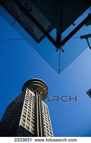 Stock Image - Harbor Centre Building, Local Landmark; Vancouver, British Columbia, Canada. Fotosearch
