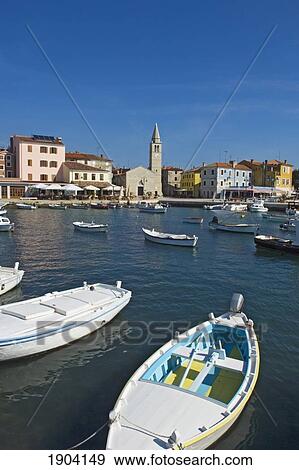 Stock Photo - Harbor In Fazyana, Croatia. Fotosearch
