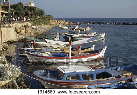 Harbour At Side View Large Photo Image Stock Photo - Harbour At Side. Fotosearch