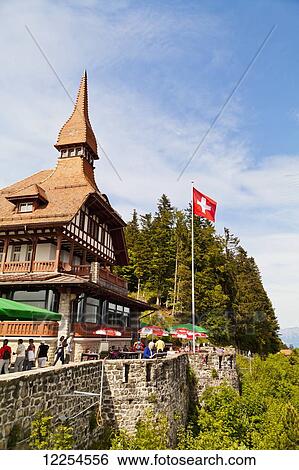 Harder Kulm; Bernese Oberland; Switzerland View Large Photo Image Stock Photograph - Harder Kulm; Bernese Oberland; Switzerland. Fotosearch