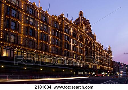 Harrods, London, Uk View Large Photo Image Picture - Harrods, London, Uk. Fotosearch
