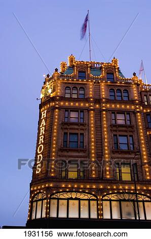 Harrods, London, Uk View Large Photo Image Stock Photograph - Harrods, London, Uk. Fotosearch