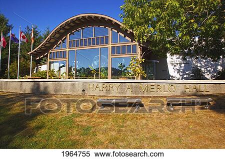 Stock Photography - Harry A. Merlo Hall In Washington Park; Portland Oregon United States Of America. Fotosearch