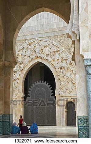 Hassan Ii Mosque View Large Photo Image Stock Image - Hassan Ii Mosque. Fotosearch