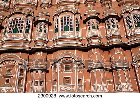 Hawa Mahal City Palace, Jaipur's most distinctive landmark, Jaipur, Rajasthan State, India. View Large Photo Image Stock Photo - Hawa Mahal City Palace, Jaipur's most distinctive landmark, Jaipur, Rajasthan State, India.. Fotosearch