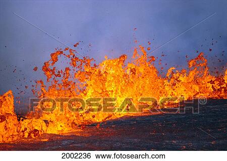 Hawaii, Big Island, Close-Up Of Lava From East Rift Zone Eruption Of Kilauea Near Pu'u Oo Vent View Large Photo Image Stock Photograph - Hawaii, Big Island, Close-Up Of Lava From East Rift Zone Eruption Of Kilauea Near Pu'u Oo Vent. Fotosearch