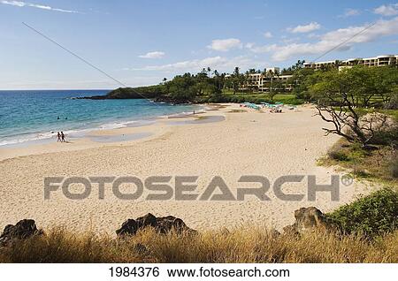 Hawaii, Big Island, Hapuna Beach State Park And Hapuna Beach Prince Hotel. View Large Photo Image Stock Photograph - Hawaii, Big Island, Hapuna Beach State Park And Hapuna Beach Prince Hotel.. Fotosearch