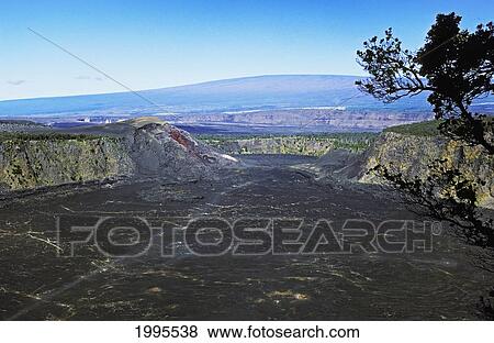 Hawaii, Big Island, Hawaii Volcanoes National Park, Kilauea Iki Crater View Large Photo Image Stock Photo - Hawaii, Big Island, Hawaii Volcanoes National Park, Kilauea Iki Crater. Fotosearch