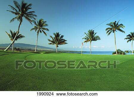 Hawaii, Big Island, Kohala Coast, Mauna Kea Beach Resort, Mauna Kea Golf Course View Large Photo Image Picture - Hawaii, Big Island, Kohala Coast, Mauna Kea Beach Resort, Mauna Kea Golf Course. Fotosearch