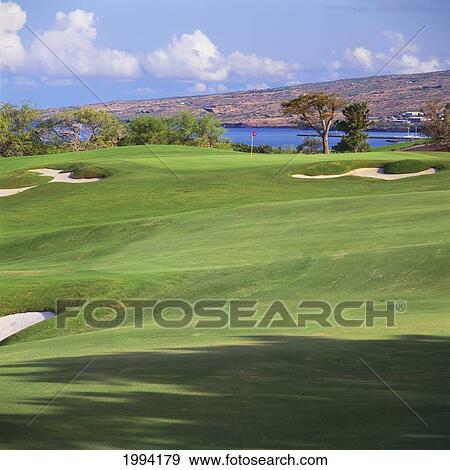 Hawaii, Big Island, Kohala Coast, Mauna Kea Beach Resort, Mauna Kea Beach Golf Course. View Large Photo Image Stock Photo - Hawaii, Big Island, Kohala Coast, Mauna Kea Beach Resort, Mauna Kea Beach Golf Course.. Fotosearch