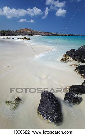 Hawaii, Big Island, Kona Coast, Kua Bay, Long Exposure On Beach. View Large Photo Image Stock Image - Hawaii, Big Island, Kona Coast, Kua Bay, Long Exposure On Beach.. Fotosearch