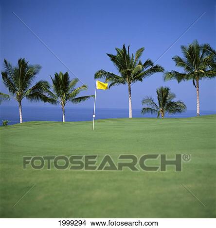 Hawaii, Big Island, Kona Country Club, Mauka Front Course 2Nd Hole, B1277 View Large Photo Image Picture - Hawaii, Big Island, Kona Country Club, Mauka Front Course 2Nd Hole, B1277. Fotosearch