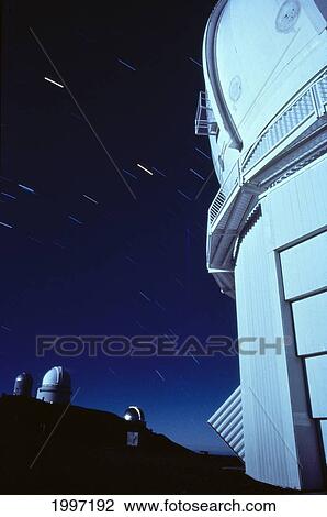 Hawaii, Big Island, Mauna Kea, Canada / France / Hawaii, Close-Up Of Telescope, Night, Stars A45C View Large Photo Image Stock Image - Hawaii, Big Island, Mauna Kea, Canada / France / Hawaii, Close-Up Of Telescope, Night, Stars A45C. Fotosearch