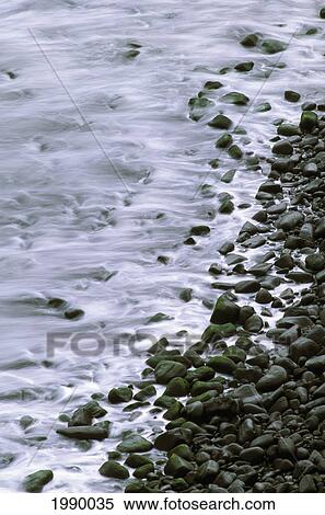 Hawaii, Big Island, North Kohala, Pololu Valley Beach Surf And Rocks View Large Photo Image Stock Photography - Hawaii, Big Island, North Kohala, Pololu Valley Beach Surf And Rocks. Fotosearch