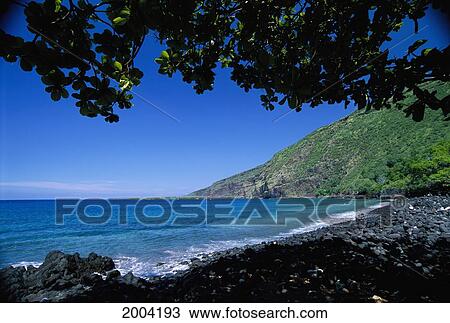 Hawaii, Big Island, South Kona, Cenic Of Kealakekua Bay View Large Photo Image Stock Image - Hawaii, Big Island, South Kona, Cenic Of Kealakekua Bay. Fotosearch