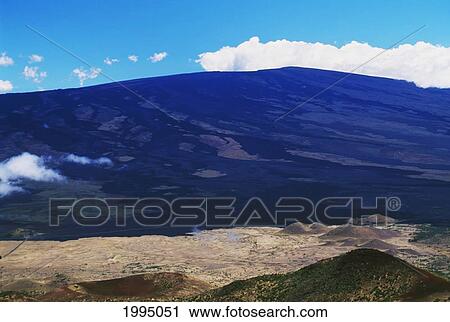 Hawaii, Big Island, View Of Mauna Loa From Mauna Kea. View Large Photo Image Stock Image - Hawaii, Big Island, View Of Mauna Loa From Mauna Kea.. Fotosearch