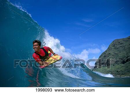 Hawaii, Body Boarder Danny Kim Smiling, Close-Up Front Angle, Colorful A12H View Large Photo Image Stock Image - Hawaii, Body Boarder Danny Kim Smiling, Close-Up Front Angle, Colorful A12H. Fotosearch