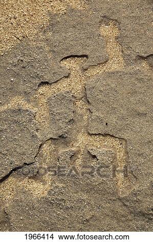 Hawaii, Hawaiian Petroglyph Carved Into Stone. View Large Photo Image Picture - Hawaii, Hawaiian Petroglyph Carved Into Stone.. Fotosearch