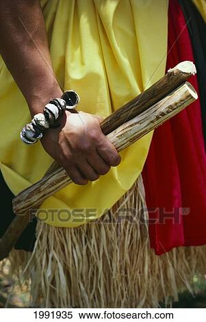Stock Photography - Hawaii, Ka'alau Sticks Detail, Hula Instruments.. Fotosearch