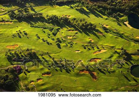 Hawaii, Kauai, Aerial Of Poipu Golf Course. View Large Photo Image Stock Photography - Hawaii, Kauai, Aerial Of Poipu Golf Course.. Fotosearch
