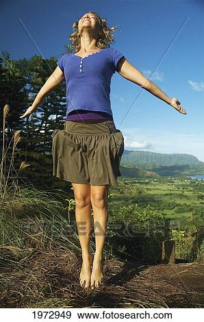 Hawaii, Kauai, Hanalei, Portrait Of A Beautiful Woman. View Large Photo Image Stock Photo - Hawaii, Kauai, Hanalei, Portrait Of A Beautiful Woman.. Fotosearch