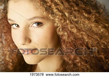 Stock Photo - Hawaii, Kauai, Headshot Of Attractive Young Woman.. Fotosearch