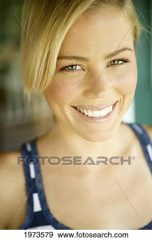 Hawaii, Kauai, Headshot Of Attractive Young Woman. View Large Photo Image Stock Photo - Hawaii, Kauai, Headshot Of Attractive Young Woman.. Fotosearch