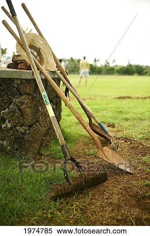 Hawaii, Kauai, Kamalani, Lydgate Park, Gardening Tools. View Large Photo Image Stock Photography - Hawaii, Kauai, Kamalani, Lydgate Park, Gardening Tools.. Fotosearch