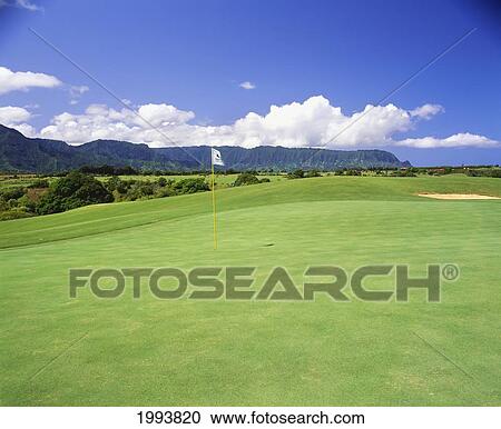 Hawaii, Kauai, Princeville Resort Golf Course, Prince Course, Putting Green. View Large Photo Image Stock Image - Hawaii, Kauai, Princeville Resort Golf Course, Prince Course, Putting Green.. Fotosearch