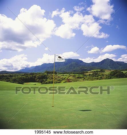 Hawaii, Kauai, Princeville Resort Golf Course, Prince Course, Putting Green. View Large Photo Image Stock Photography - Hawaii, Kauai, Princeville Resort Golf Course, Prince Course, Putting Green.. Fotosearch